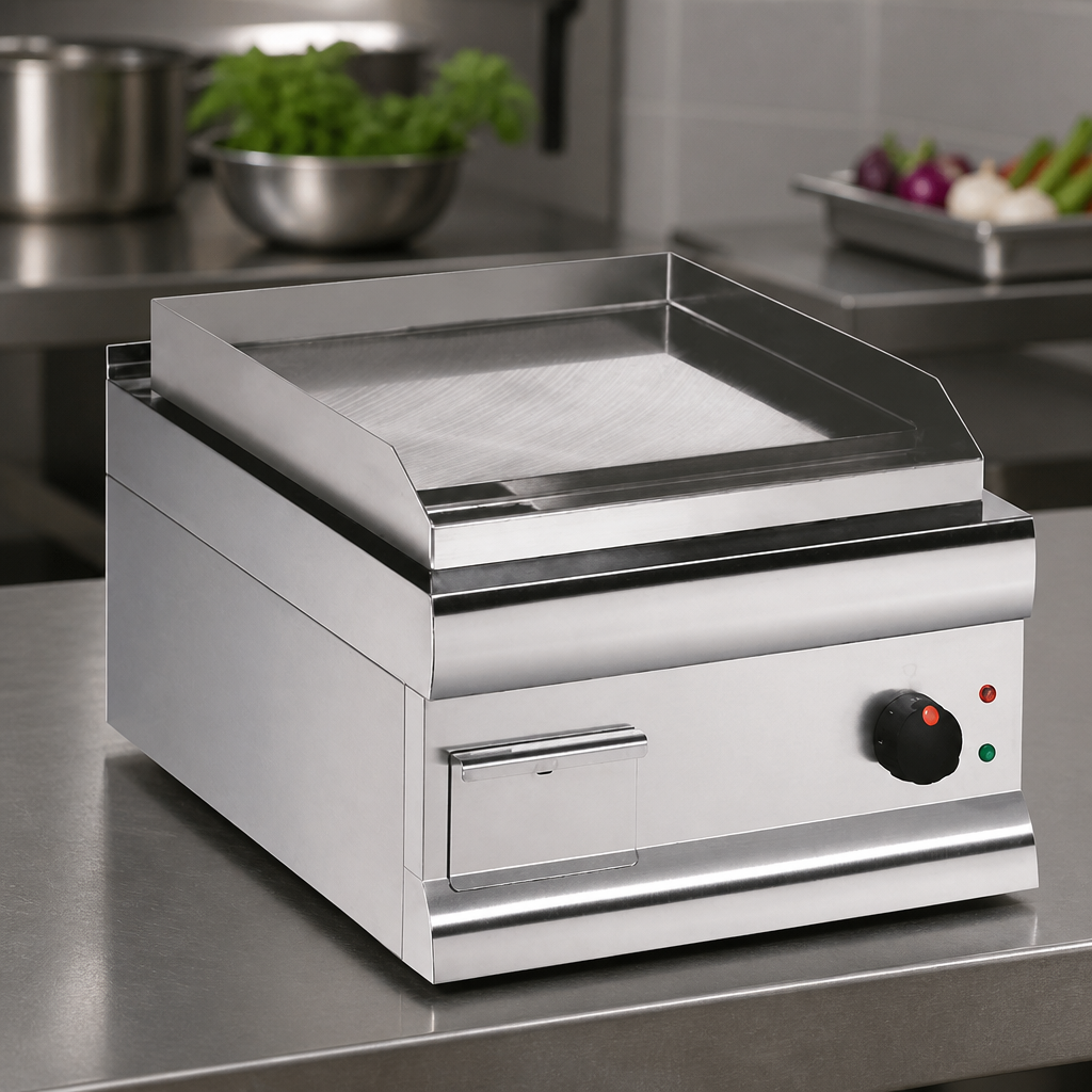 Commercial Electric Griddle 450mm Steel Plate Heavy Duty