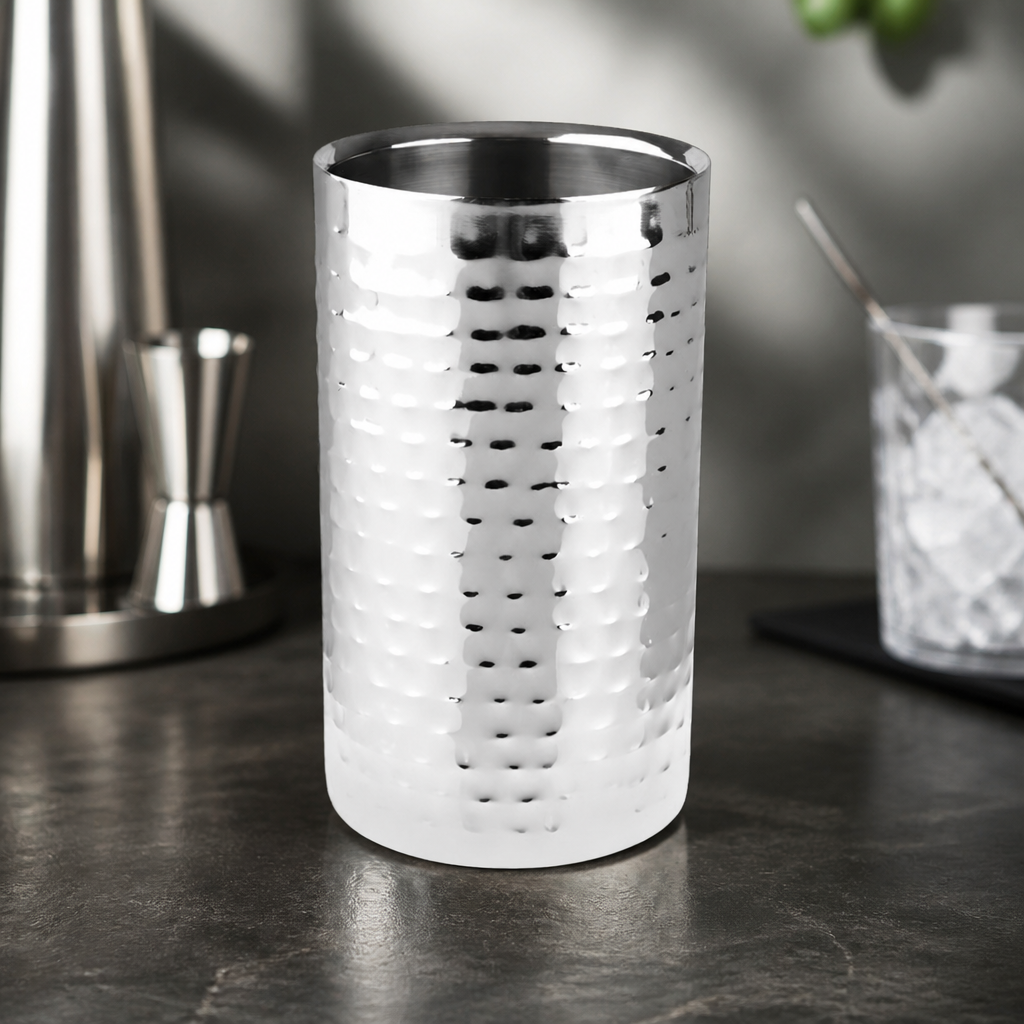 Double Wall Stainless Steel Wine Cooler 200mm Capacity