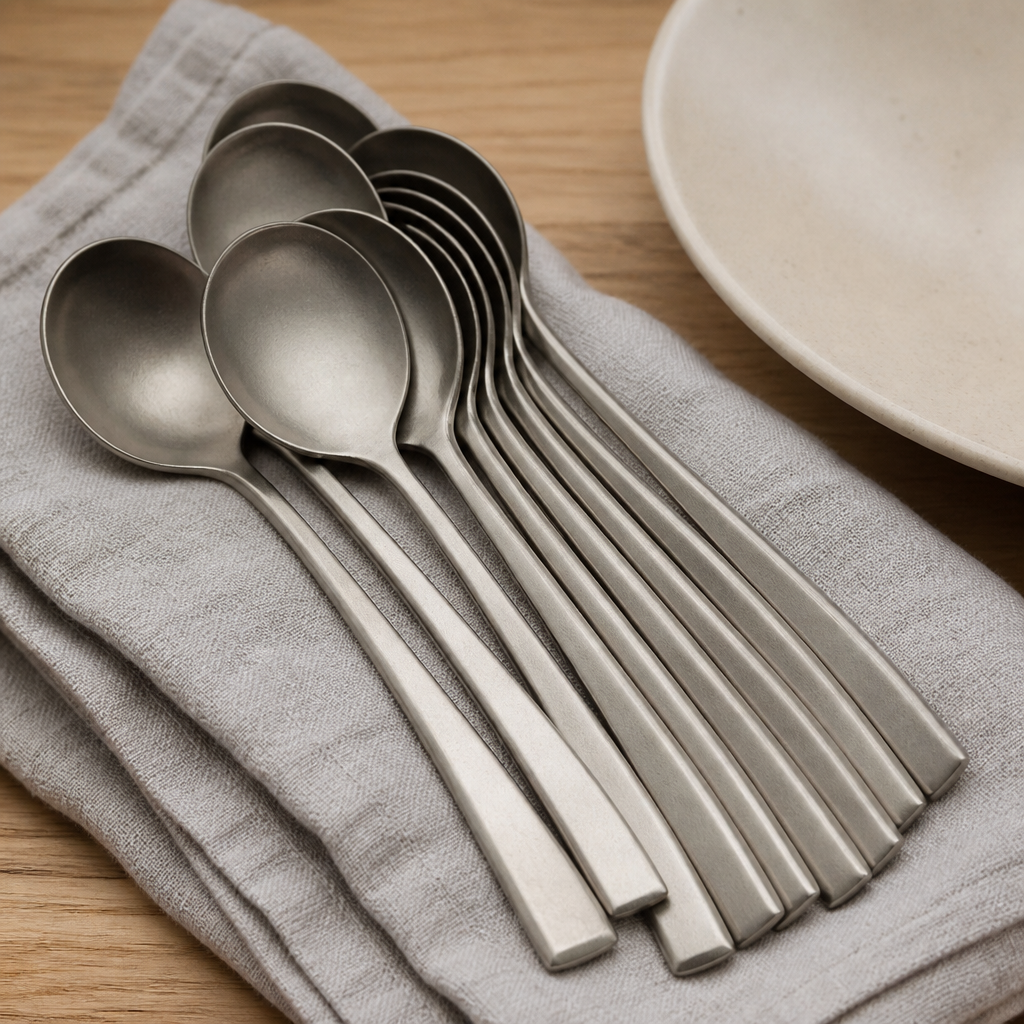Commercial Soup Spoons 12 Pack 170mm Stainless Steel Cutlery