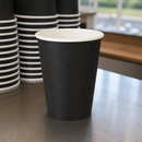 Commercial Disposable Coffee Cups 340ml Black 1000 Pack