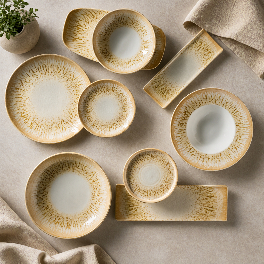 Natural ceramic oblong platters 298x153mm pack of 12