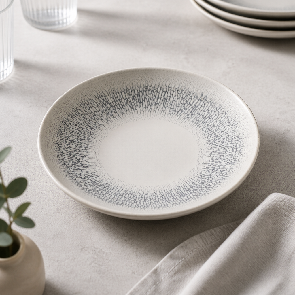 Commercial Coupe Bowls 182mm Grey Textured Design 12 Pack
