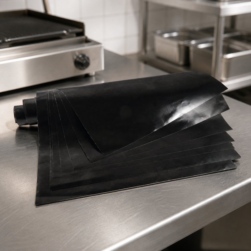 Non-Stick PTFE Sheets for Commercial Contact Grills - 10 Pack