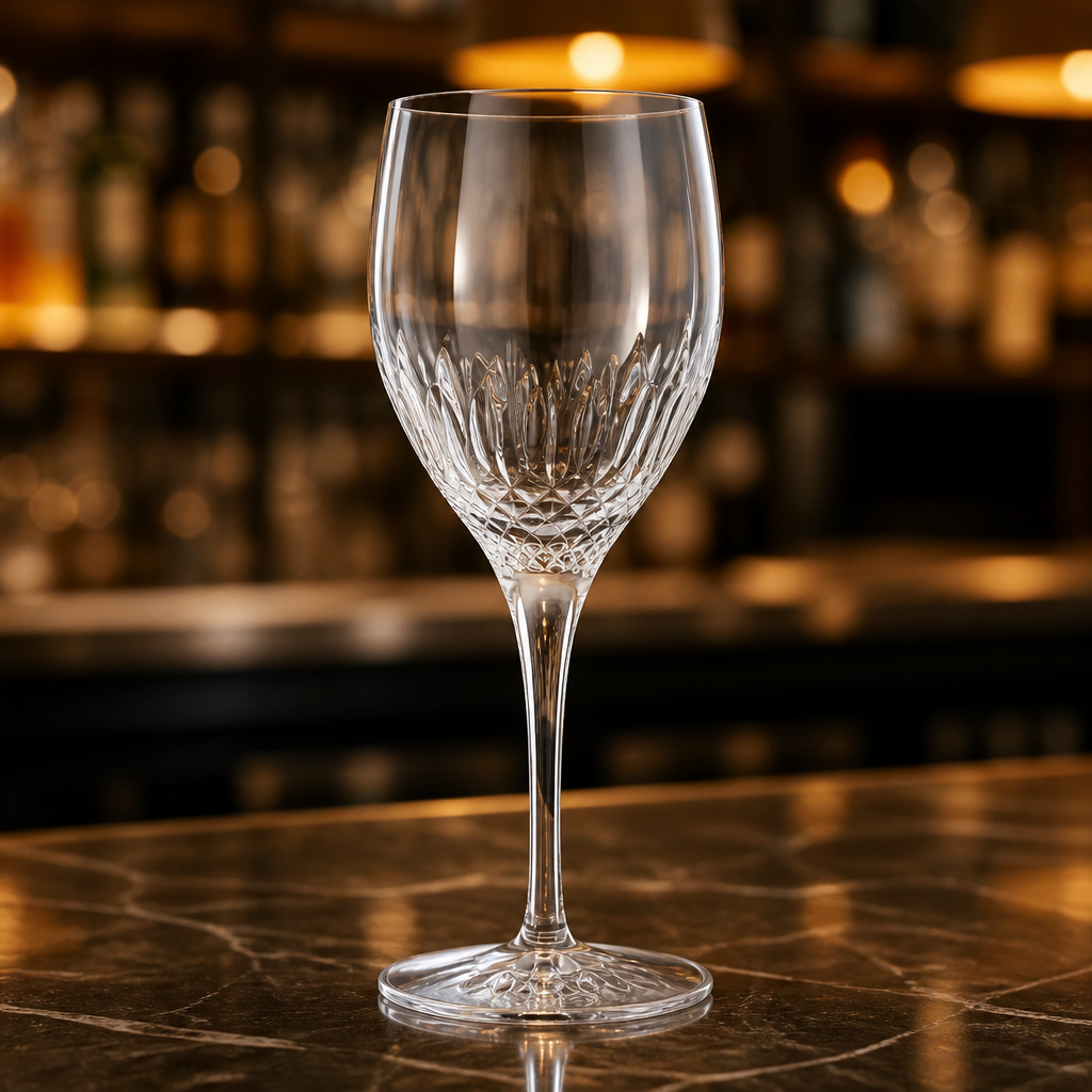 24 pack of 380ml commercial wine glasses in crystal