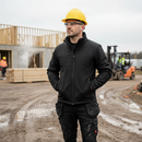 Premium Water Resistant and Windproof Fleece Lined Softshell Jacket with Adjustable Cuffs and Zipped Pockets