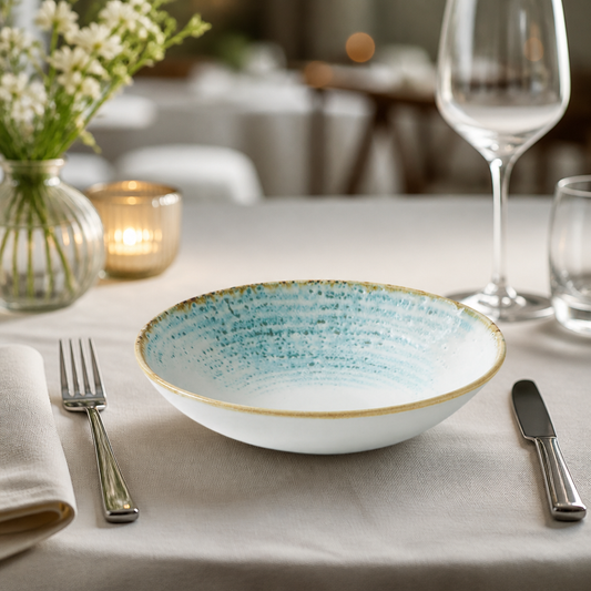 Commercial Coupe Bowls Aquamarine 182mm - 12 Pack