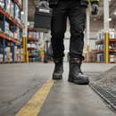 Premium Low Cut Chukka Safety Boot with Steel Toe Cap and Breathable Leather Upper for Comfort and Durability