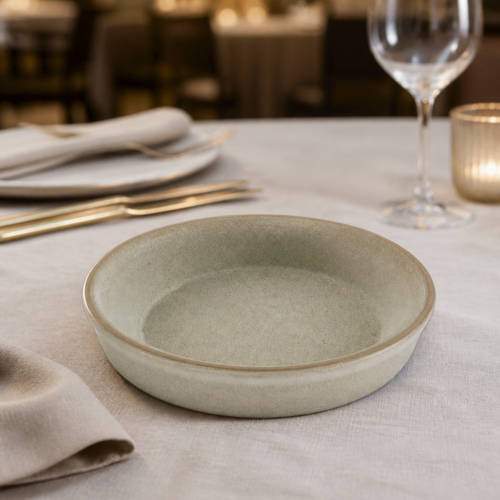Commercial Stoneware Pie Dishes 160mm 6 Pack 483ml Capacity