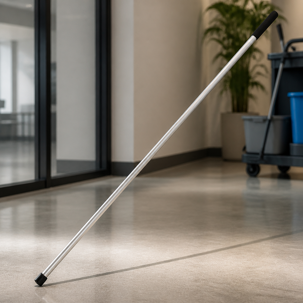 Commercial Colour Coded Handle Anodised Aluminium 1388mm