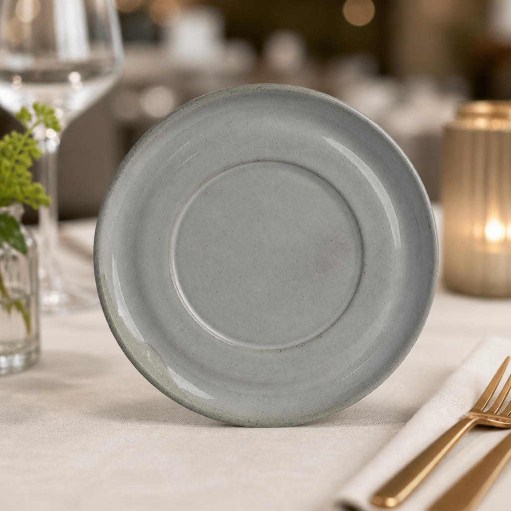 150mm Commercial Saucers Vitrified Stoneware 24 Pack