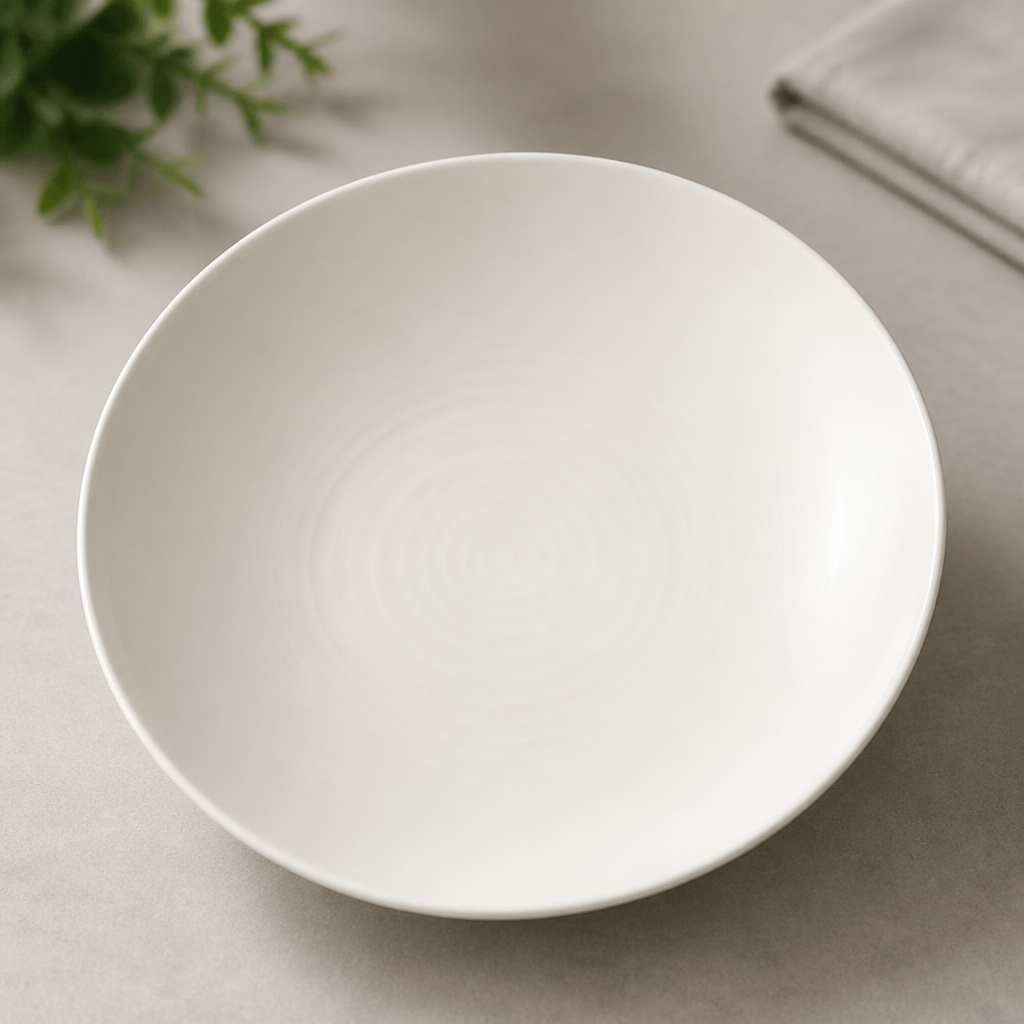 Commercial 250mm Natural Bowls 1.15 Ltr - 6 Pack