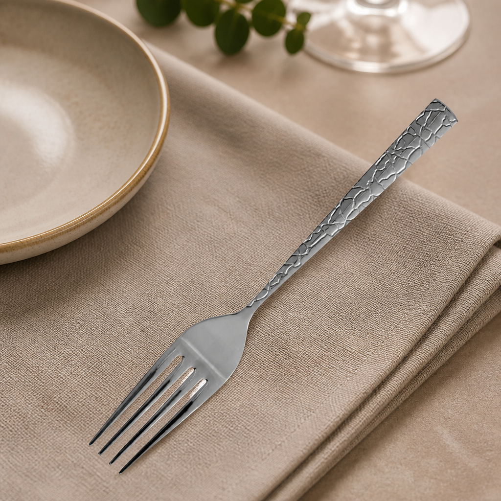 Commercial Kintsugi Cake Forks 12 Pack Stainless Steel Cutlery