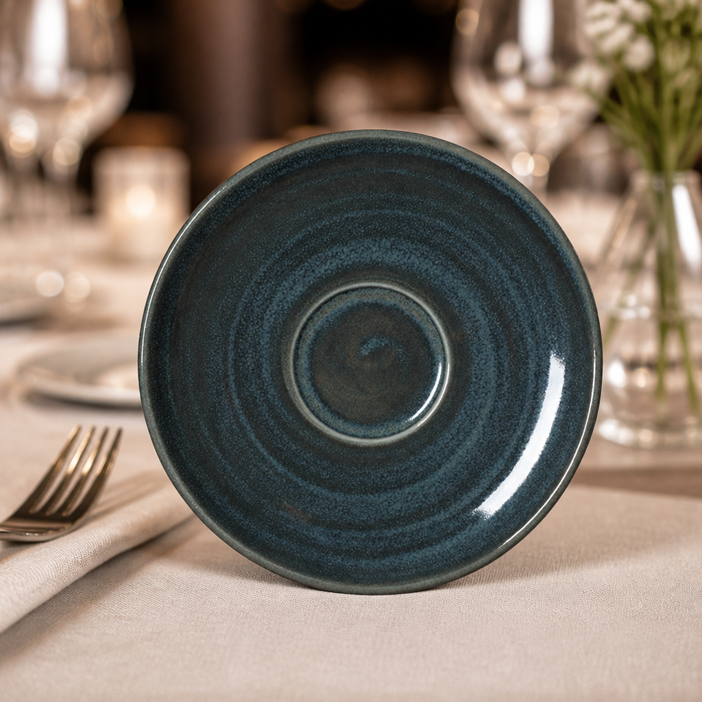 Commercial Jade Saucers 152mm - 12 Pack