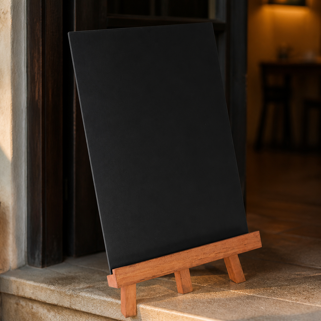 Tabletop Blackboard Foamex Easel Board for Menus