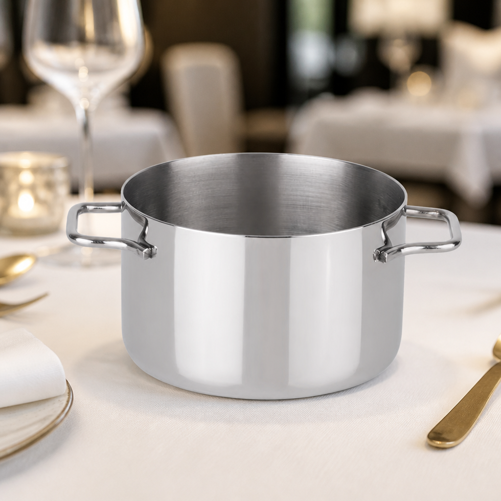Mini Stainless Steel Casserole Dish 460ml
