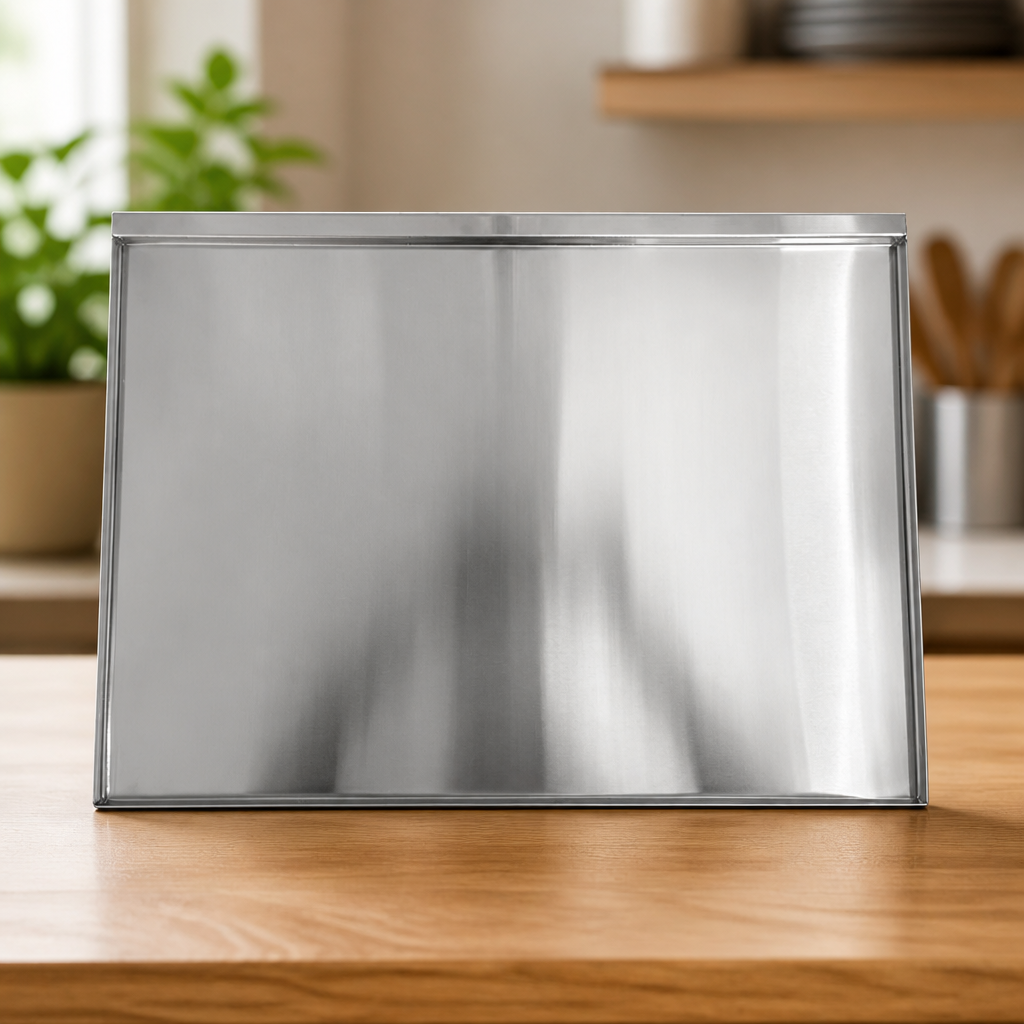 Commercial Stainless Steel Crumb Tray 10cm High 461mm Wide