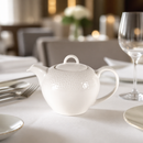 Commercial Beverage Pot 426ml White Teapot 4 Pack