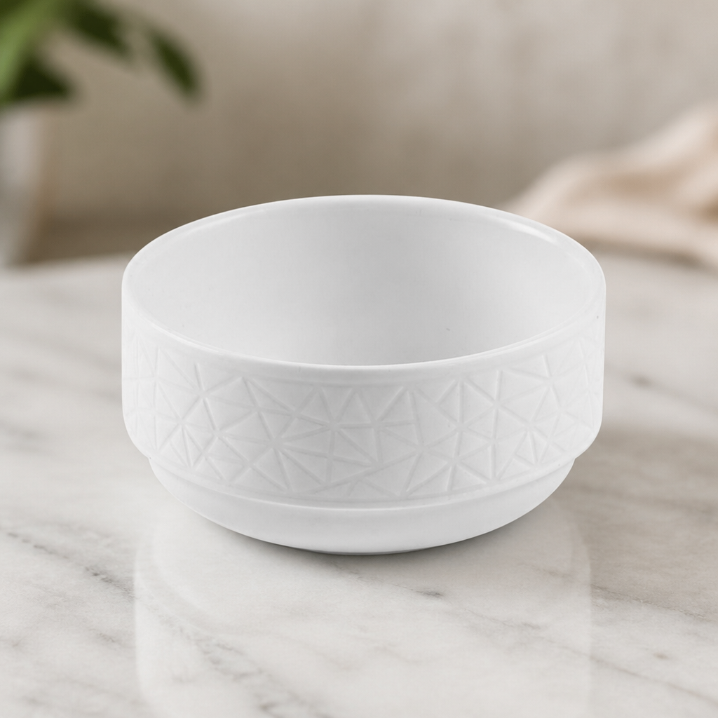 Commercial Abstract Bowls 100mm - 12 Pack Fine China