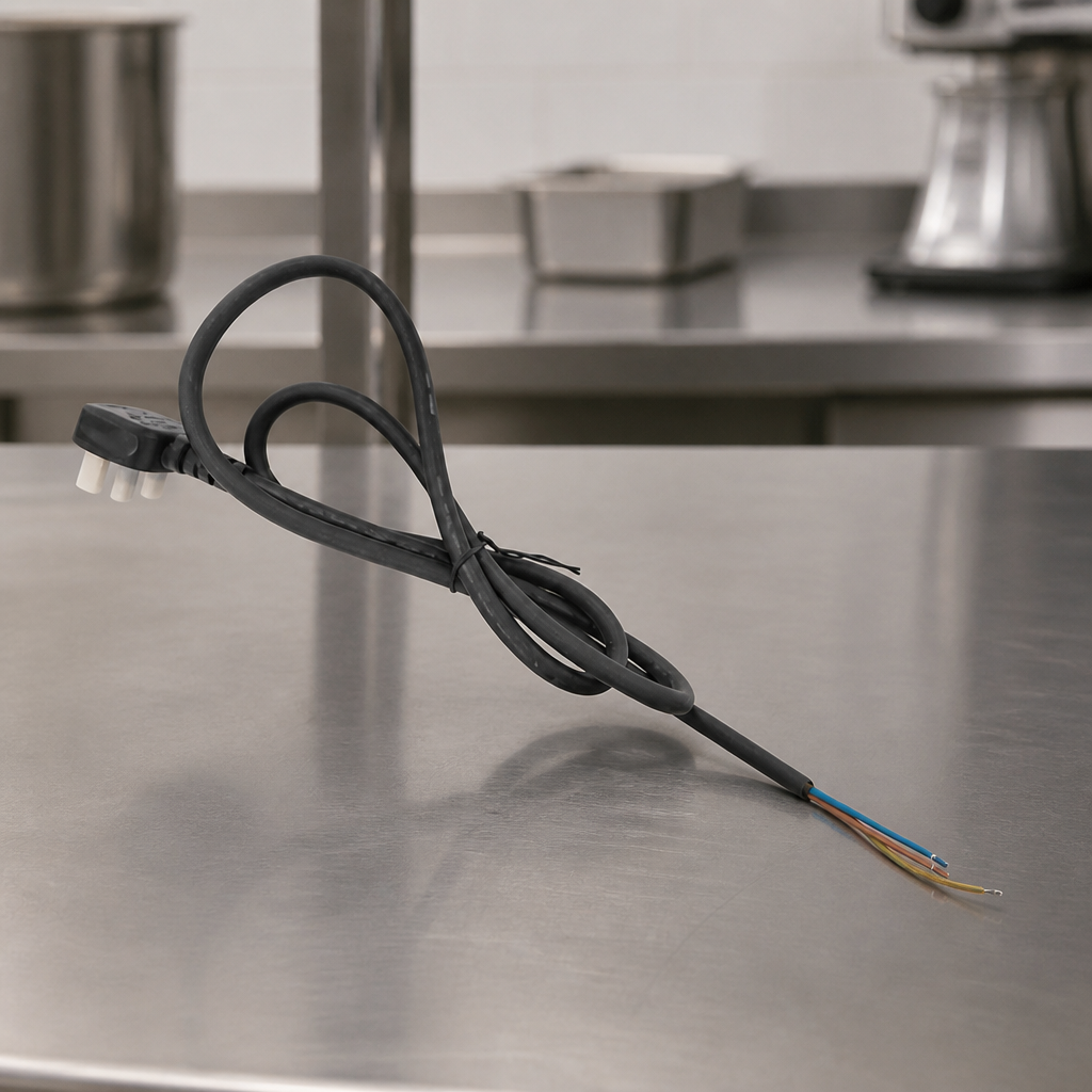 Commercial Replacement UK Power Cord for Grill Equipment