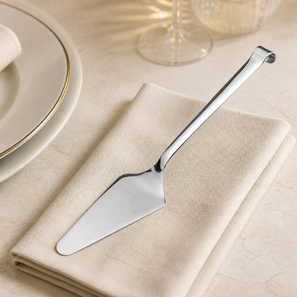 10 pack of 300mm stainless steel commercial cake servers