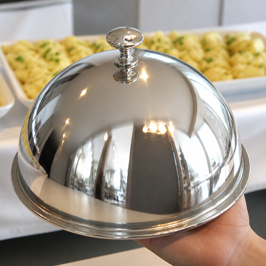Commercial Stainless Steel Food Cover Cloche 295mm Diameter