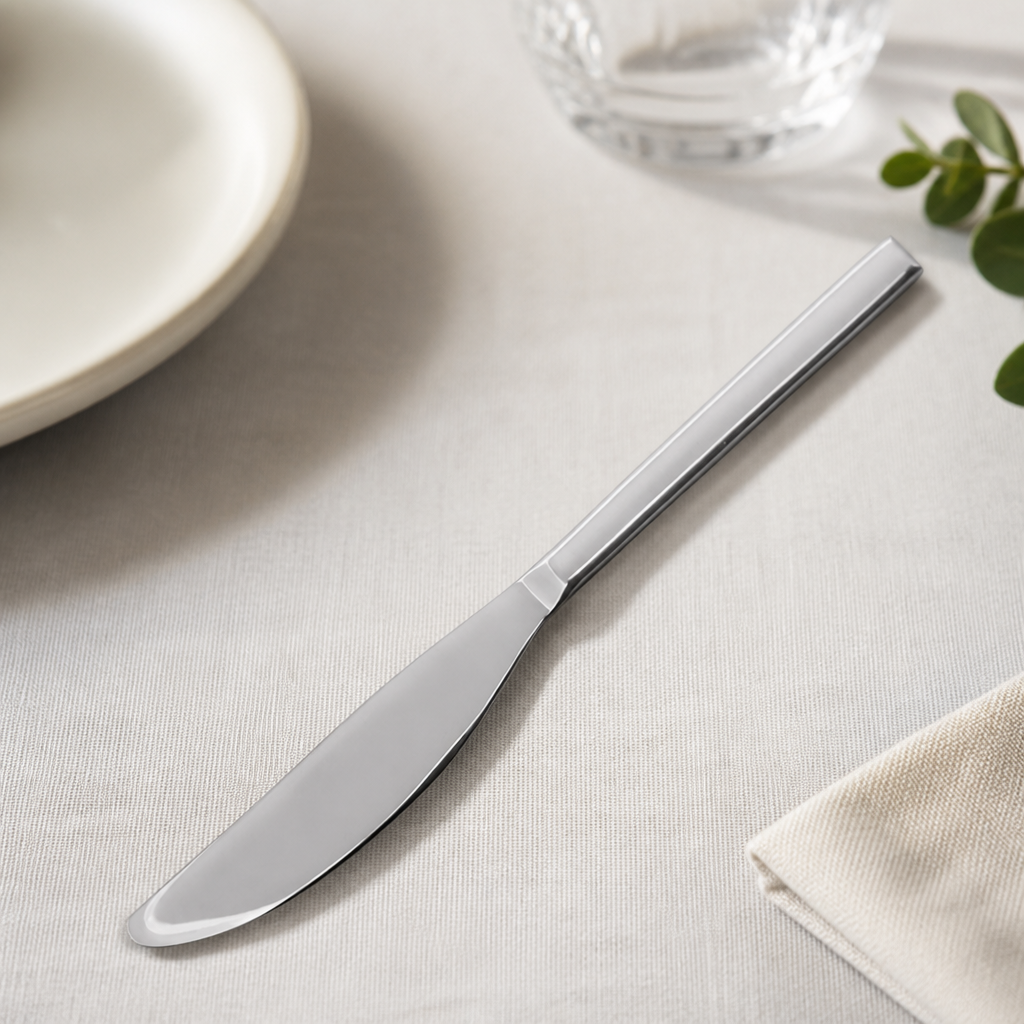 Commercial Stainless Steel Table Knives 12 Pack 224mm Length