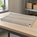 Commercial Chrome Wire Shelves 1220x457mm 2 Pack