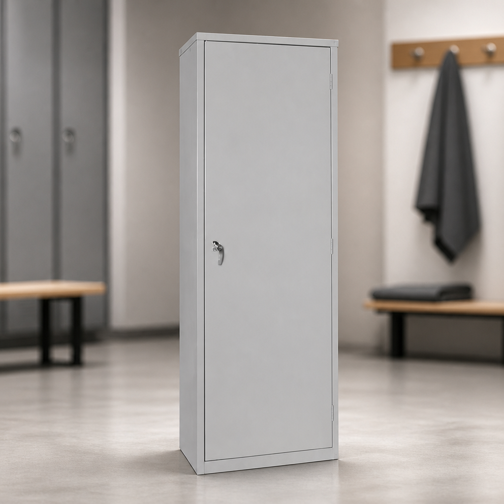 20Ltr Lockable Cabinet with adjustable shelves in grey