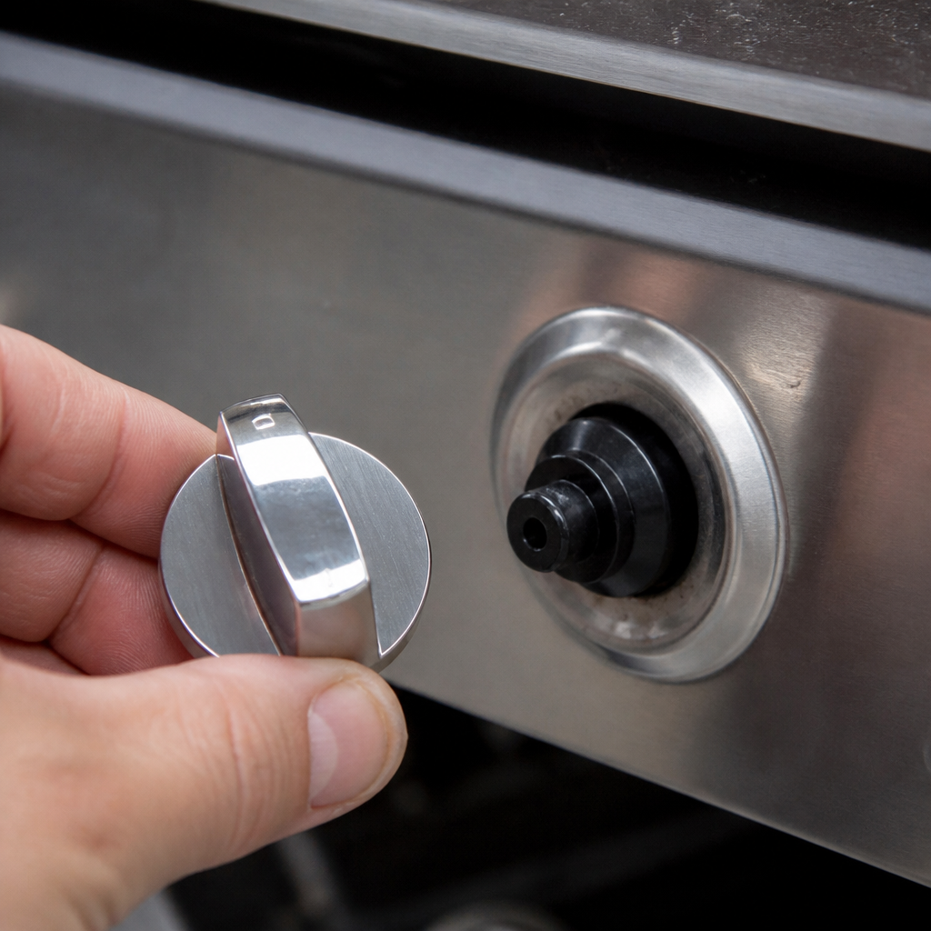Commercial griddle replacement knob 33mm x 47mm x 47mm