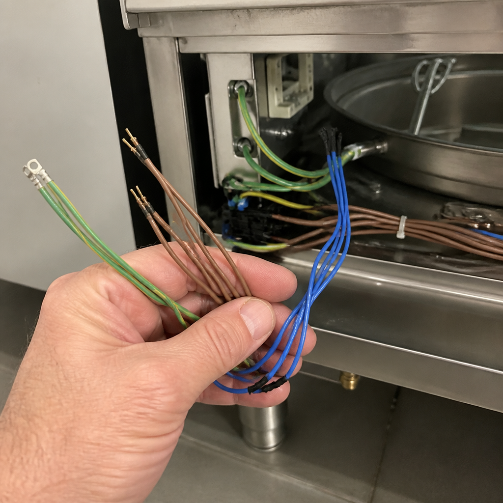 Commercial Boiling Ring Internal Wiring Group replacement parts
