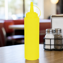 24oz Commercial Yellow Squeeze Sauce Bottle for Easy Dispensing