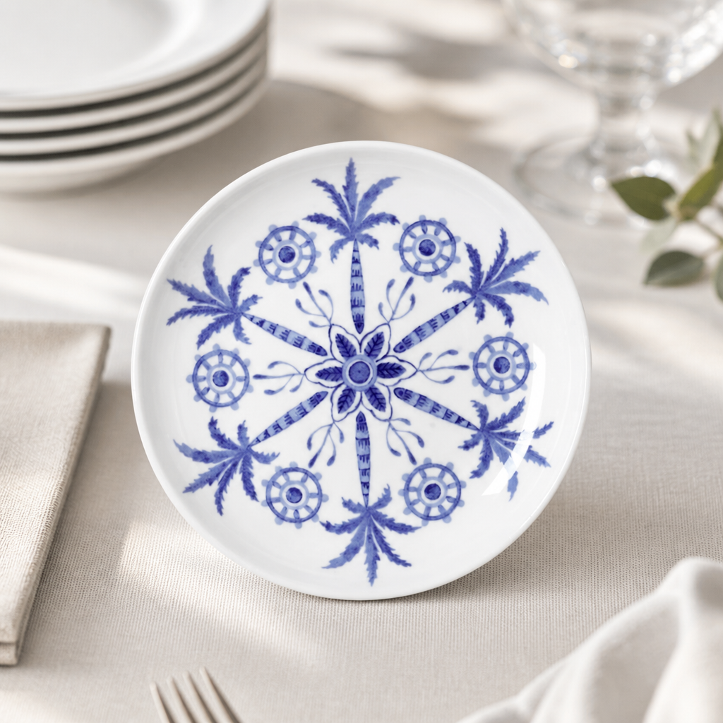 Commercial Bone China Butter Dishes 110mm - 24 Pack