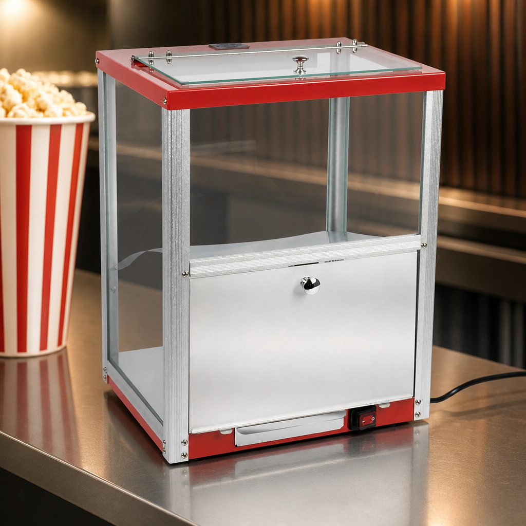 30Ltr Commercial Popcorn Warmer with user-friendly controls