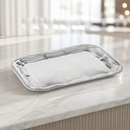 Semi-Disposable Chrome Party Tray 410 x 310mm Catering Platter