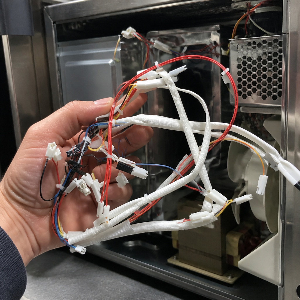 Commercial Microwave Main Wire Harness 600mm Copper Plastic