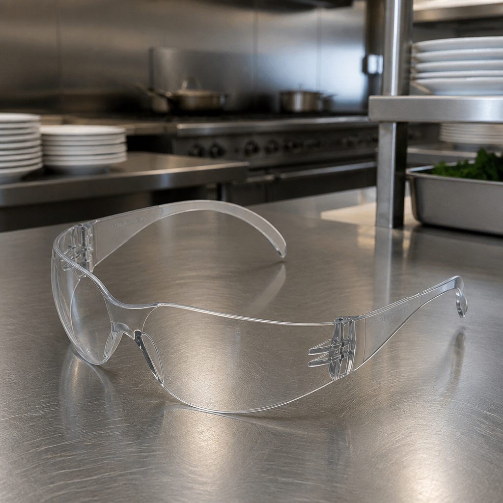 Commercial Safety Glasses 12 Pack with clear lenses