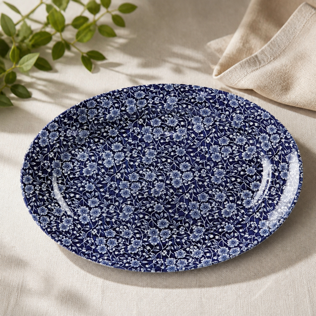 Vintage Prints Oval Dishes 365mm Commercial Catering Set