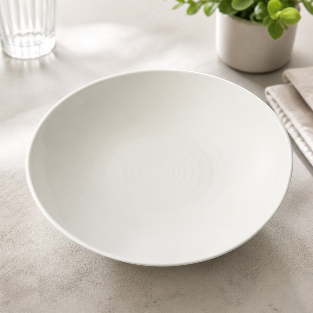 Commercial Natural Bowls 220mm 0.75 Ltr 6 Pack