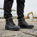 Premium Heavy Duty Hiker Styled Safety Boots - Size 5-14 with Robust Construction for Harsh Environments