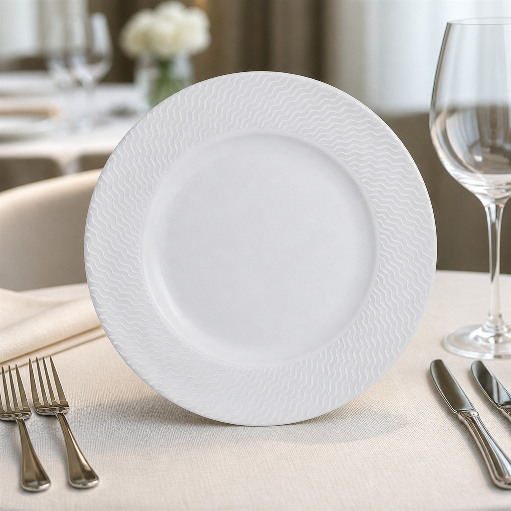 Pack of 12 Lahari Classic Plates 168mm