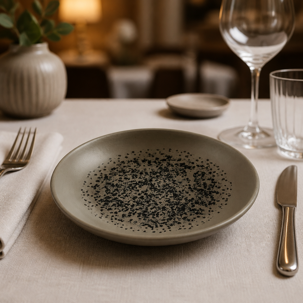 Set of 6 Commercial Bowls in Flint Grey, 160mm