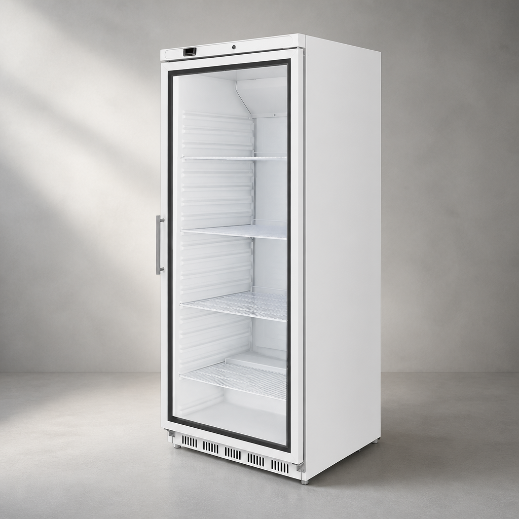 Commercial Upright Display Fridge 600L Capacity Finish