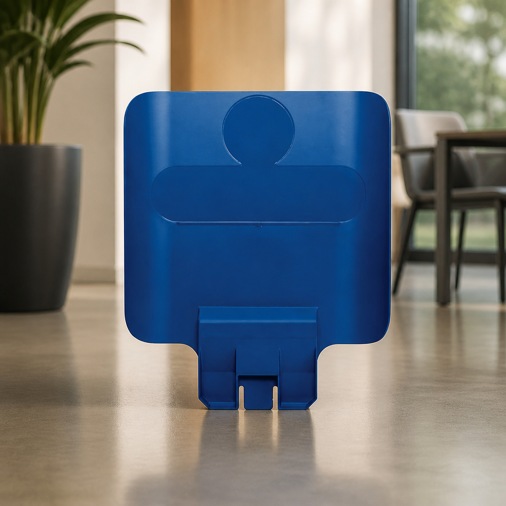 Commercial Recycling Station Billboard Blue 44x296mm