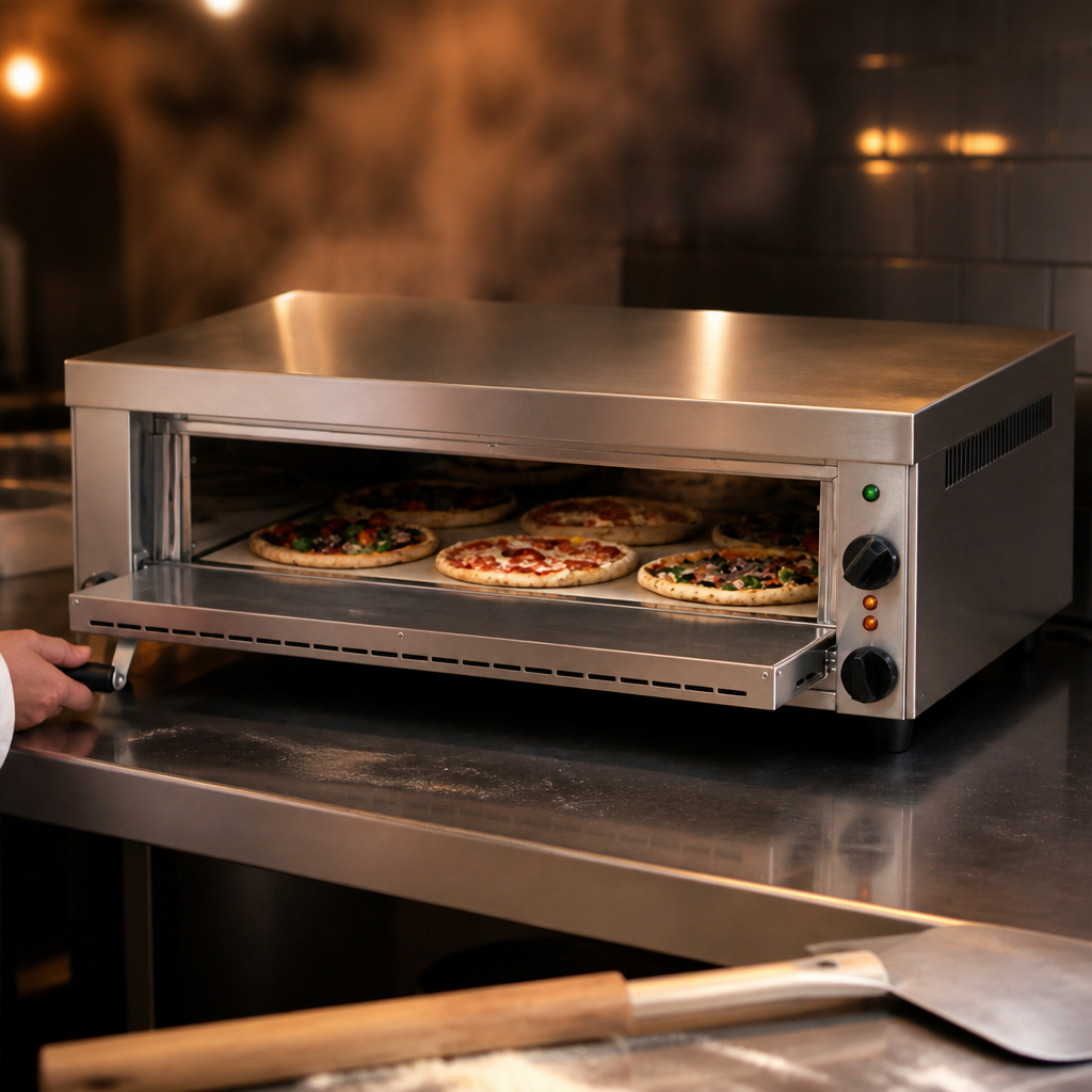 Commercial Single Deck Pizza Oven 4x10" Capacity