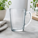 Commercial Glass Mugs 320ml - Set of 6 Heat-Resistant Mugs