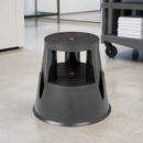 Commercial Kick Step Stool Black 432mm Lightweight Durable