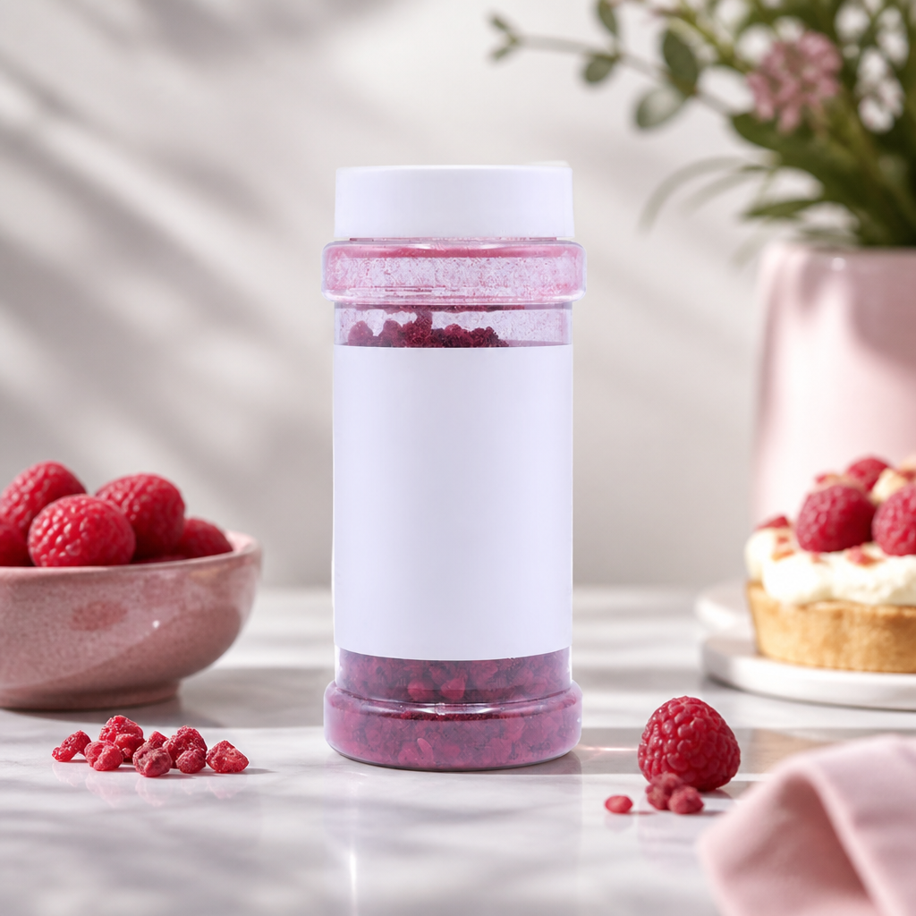 Commercial Freeze Dried Raspberry Pieces 12g drink topping