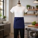 Commercial Staff Apron Navy Blue 750mm x 373mm Polycotton