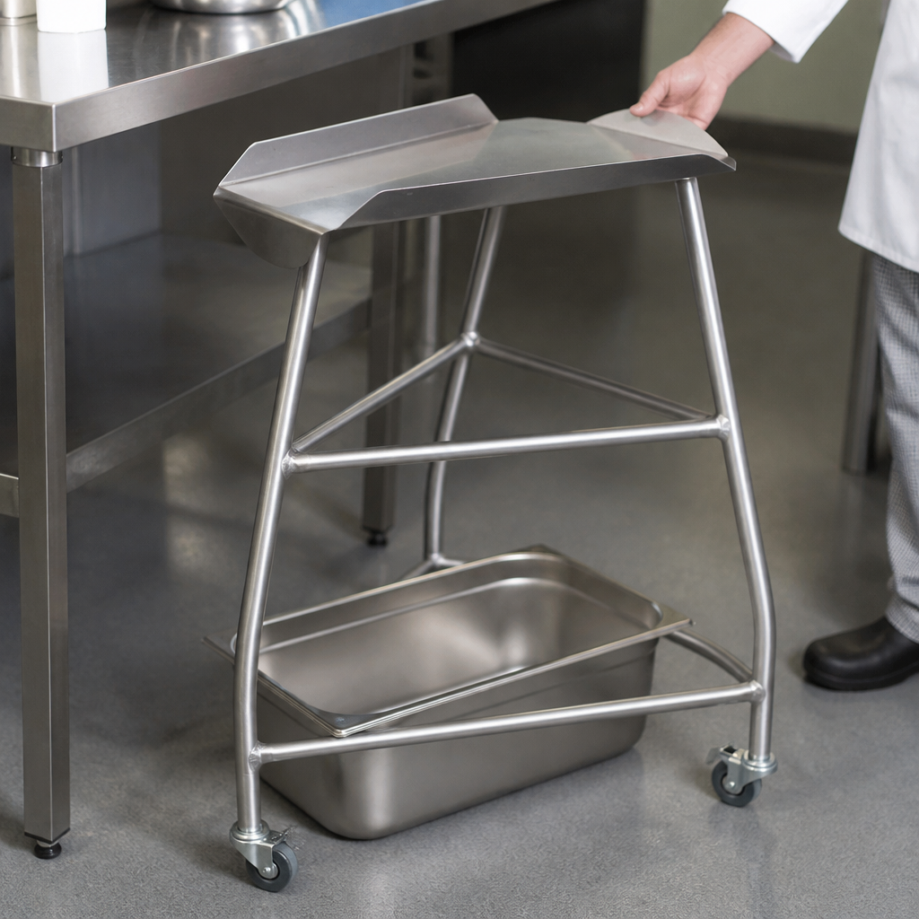Mobile Trolley for 4.5kg and 6.8kg Potato Rumblers