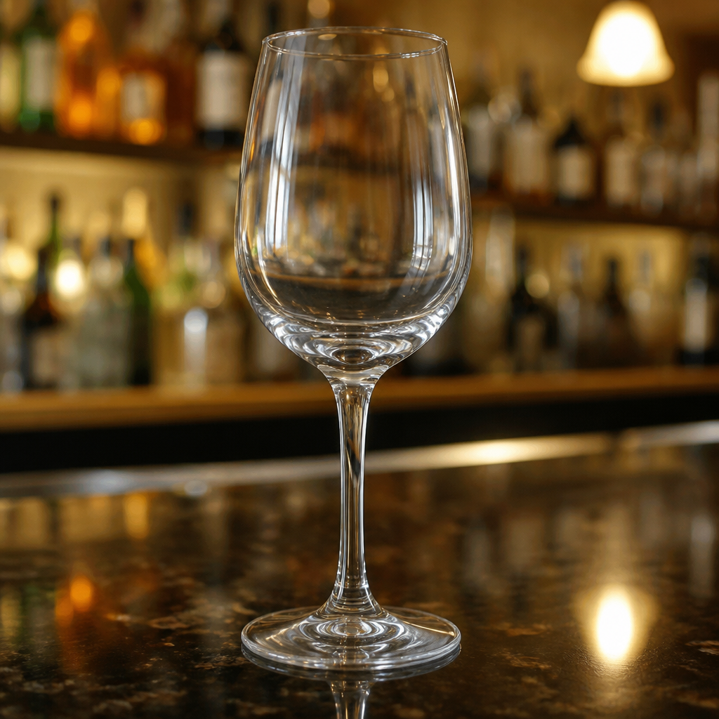 24 pack of clear 250ml commercial tulip wine glasses